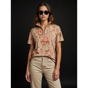 New W/Tags Jamie Sadock Vintage 2008 Cool-Tron Golf Shirt NWT Whiskey Orange M